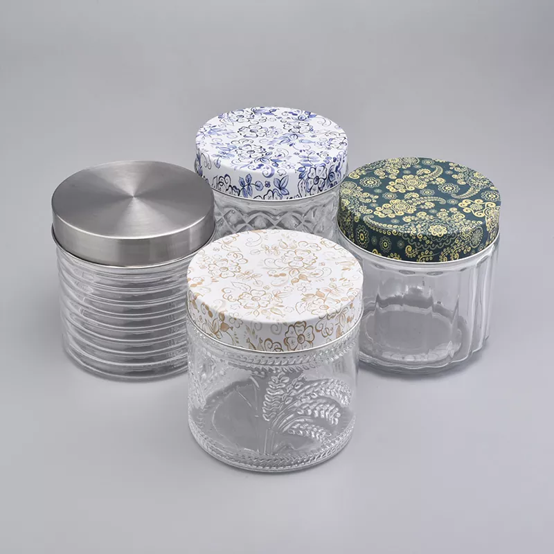 パーソナライズされたプリントティンキャンドルジャーリッド