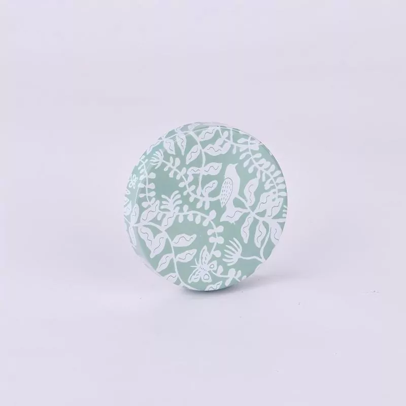 パーソナライズされたプリントティンキャンドルジャーリッド