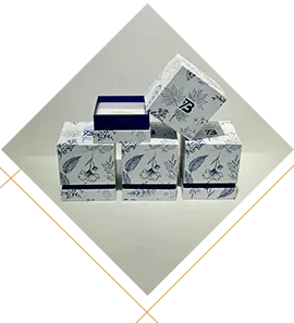 ふたが付いたギフトボックス