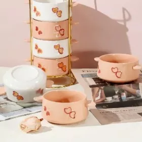 食器洗い機安全な手描きのセラミックボウル