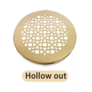 中空のブリキろうそくの瓶のふた