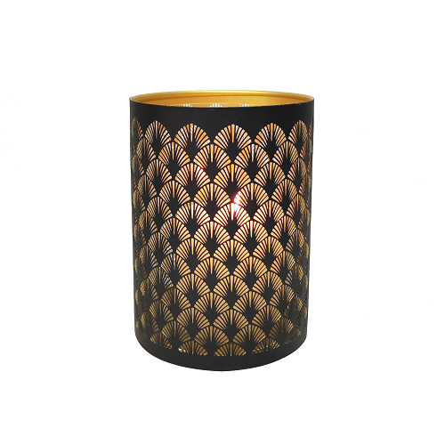 Black Metal Candle Holder